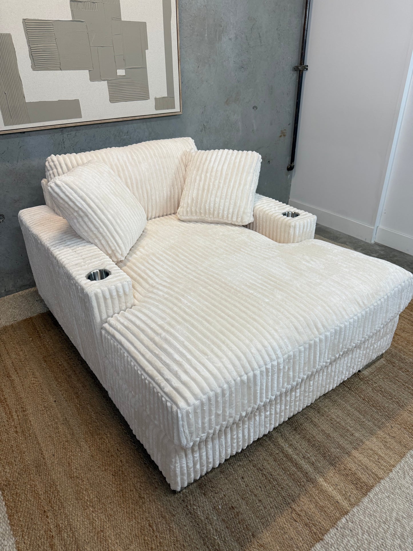 Corduroy Chaise Lounger
