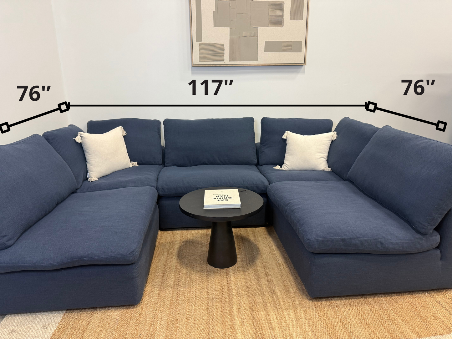 Pre-owned Modular Cloud Couch