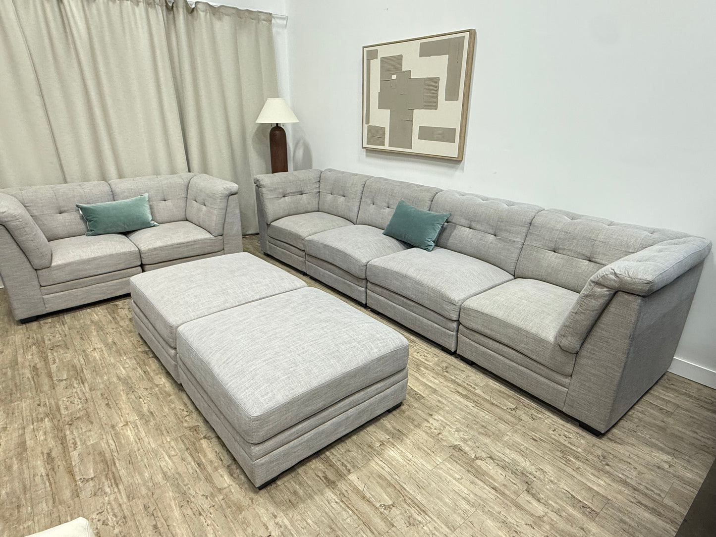 Pre owned 8-Piece Modular Sectional Sofa