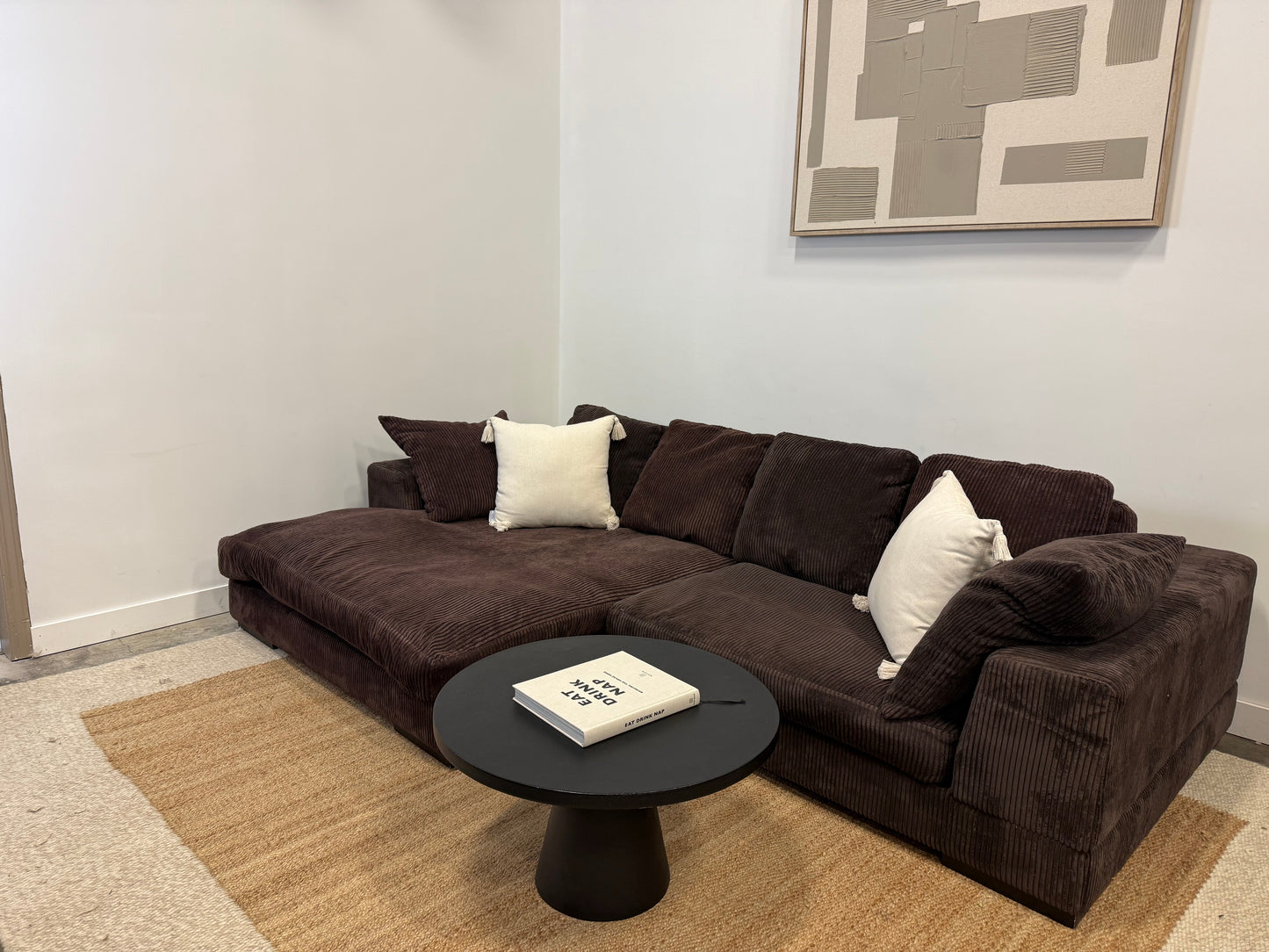 Pre-owned MOE’S plunge couch
