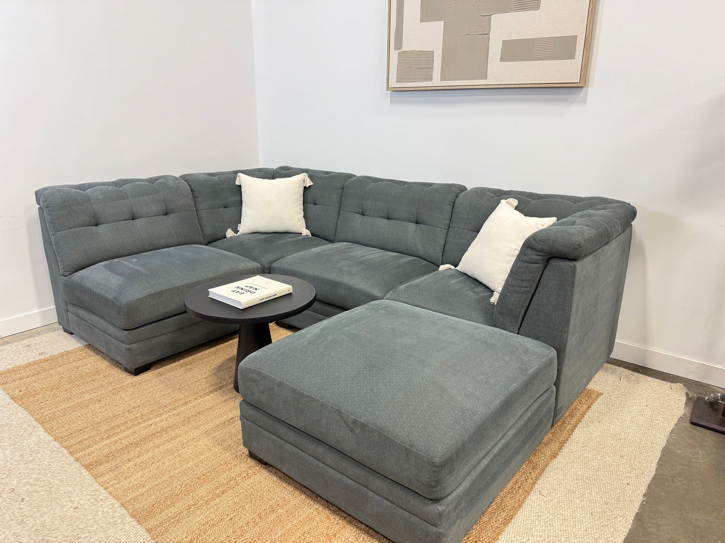 Modular sectional and ottoman