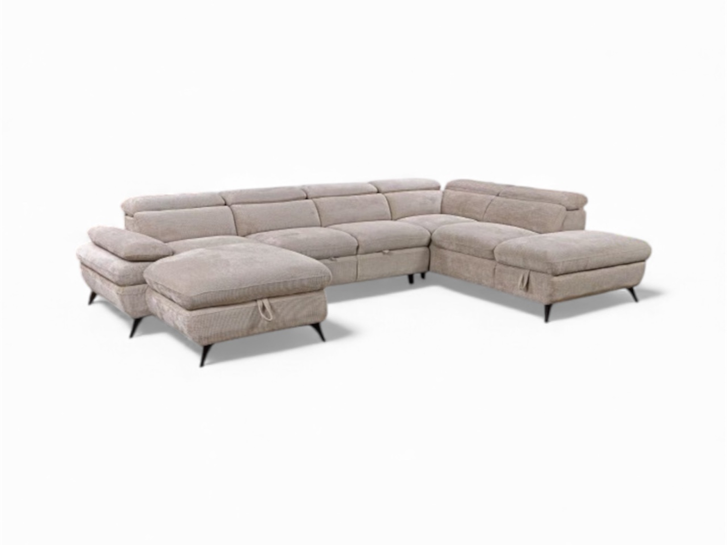 Tofino 3-Piece Sleeper Sectional Cream