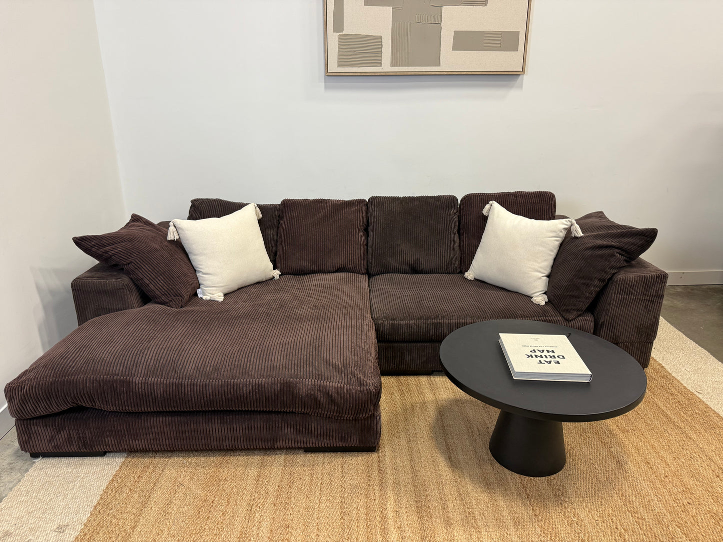 Pre-owned MOE’S plunge couch
