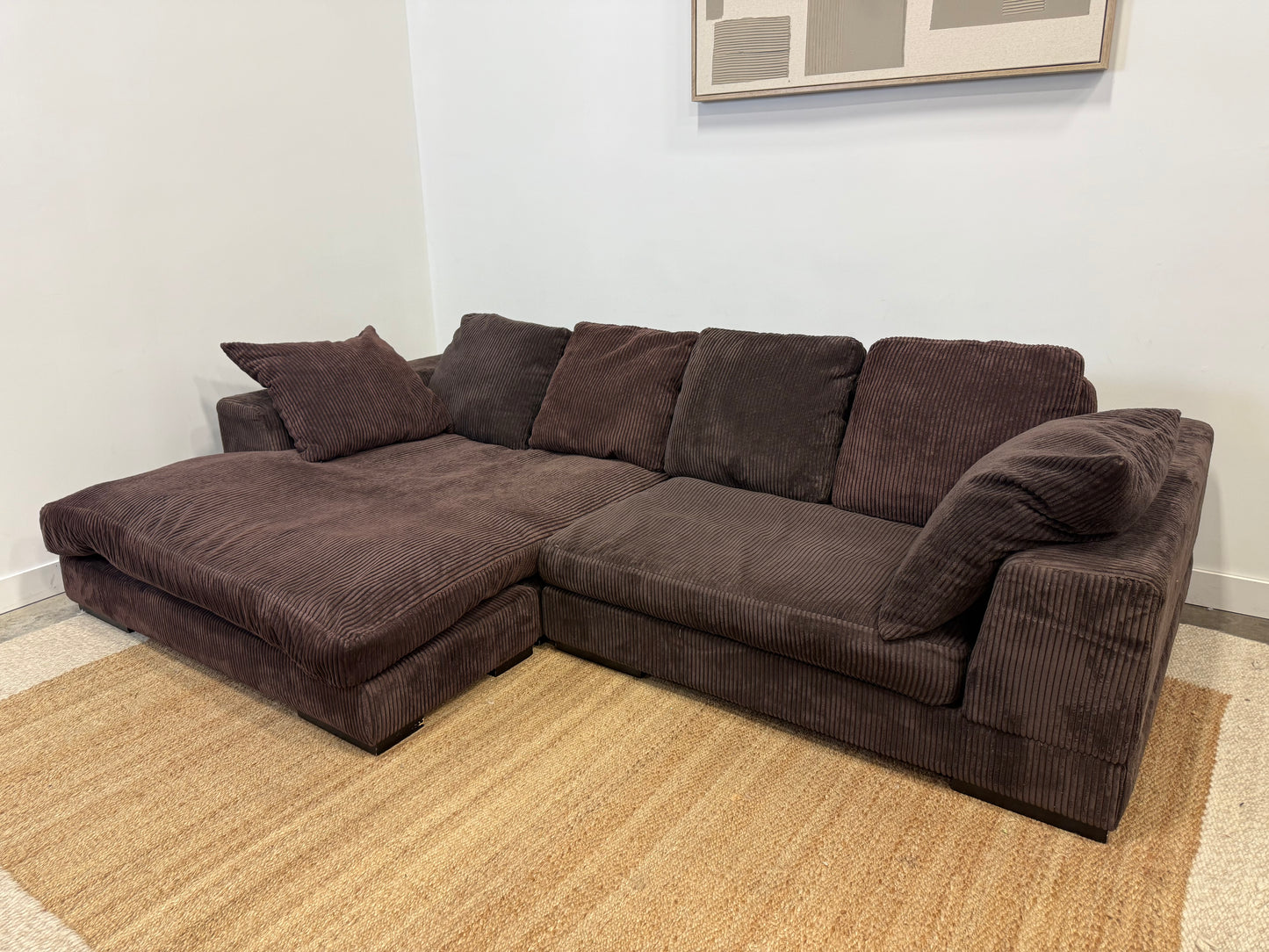 Pre-owned MOE’S plunge couch