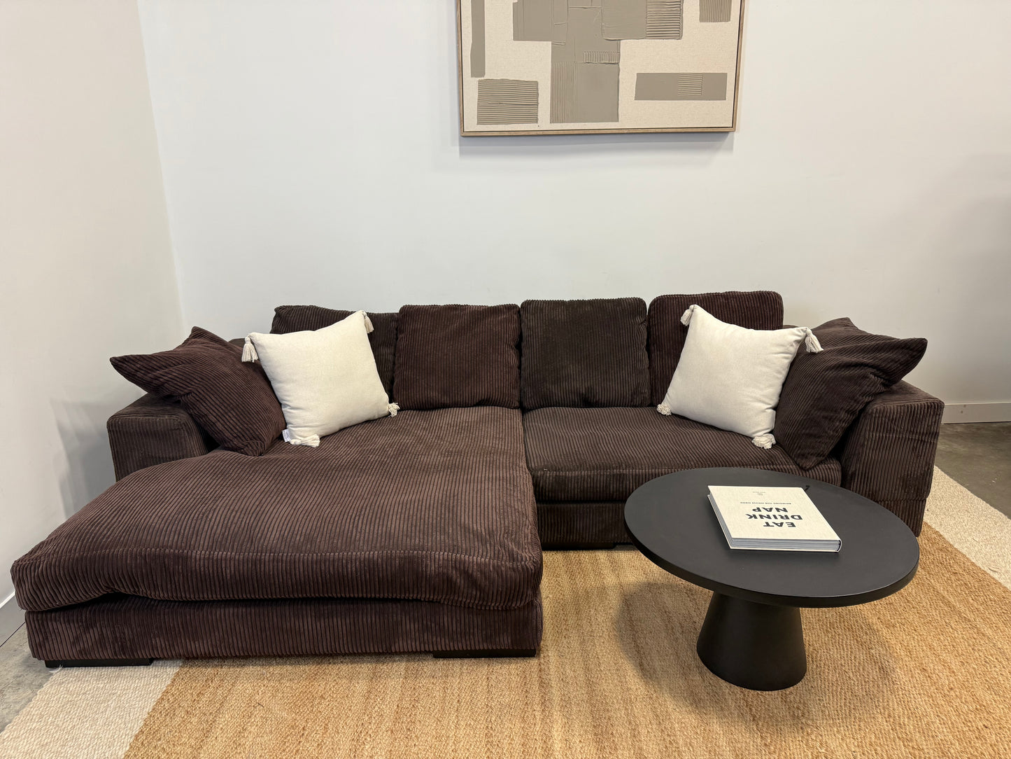 Pre-owned MOE’S plunge couch
