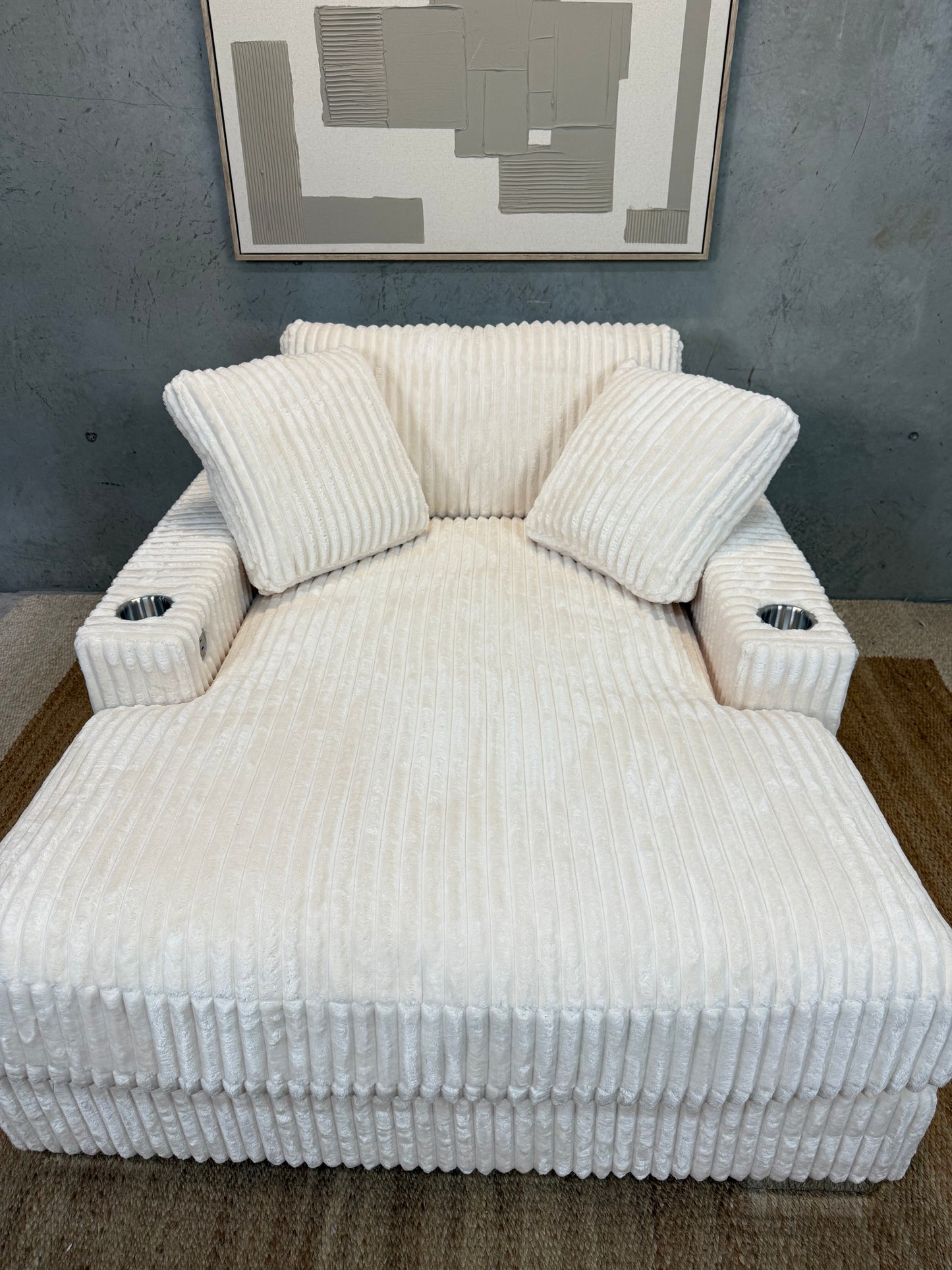 Corduroy Chaise Lounger