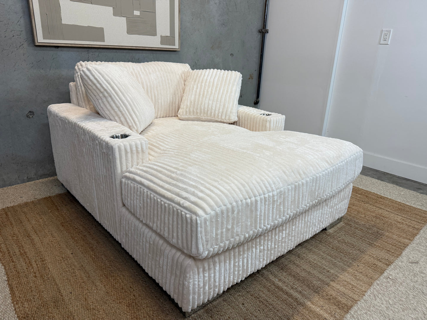 Corduroy Chaise Lounger