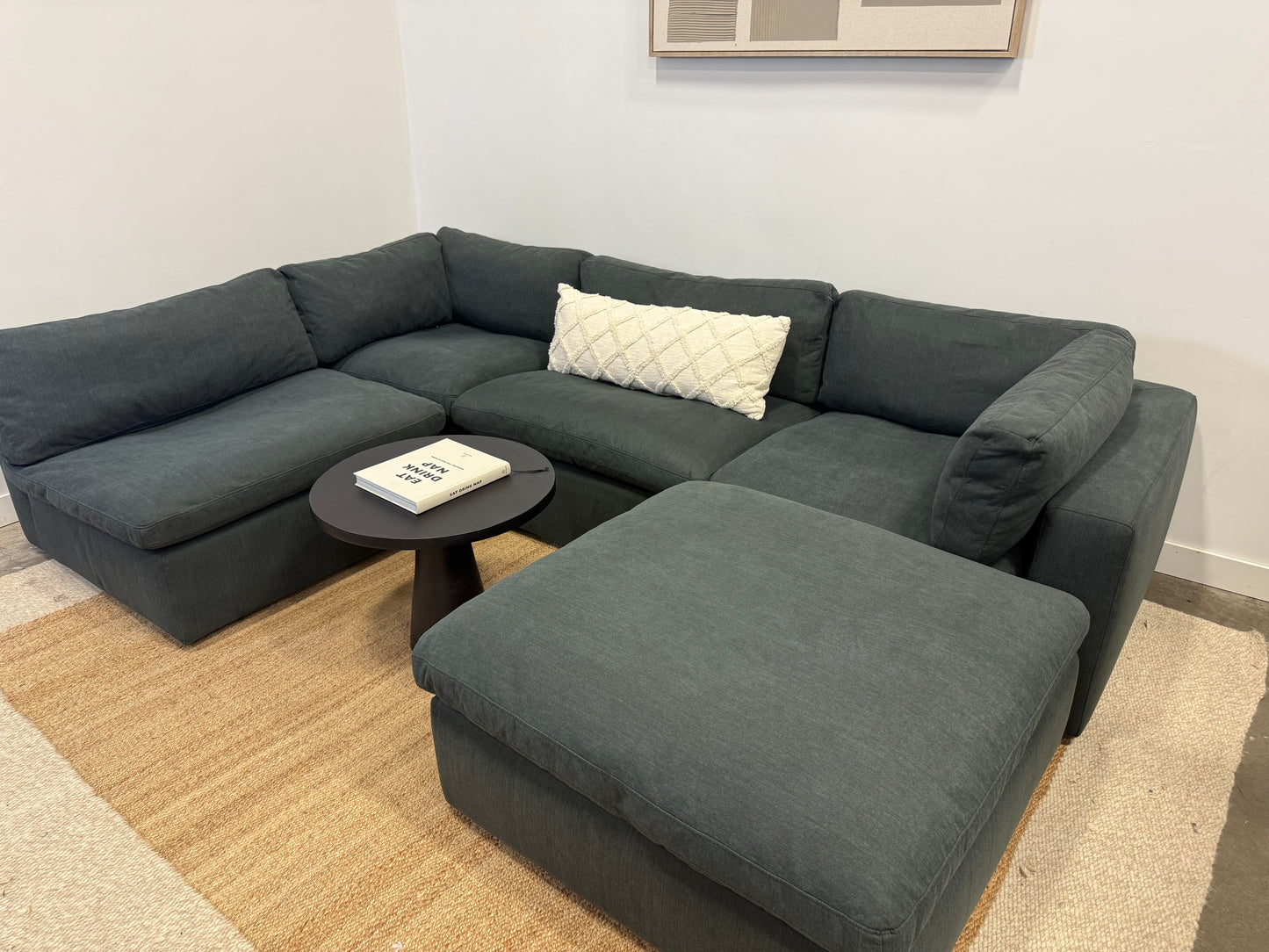 Dark Grey Cloud Couch Pre-Owned