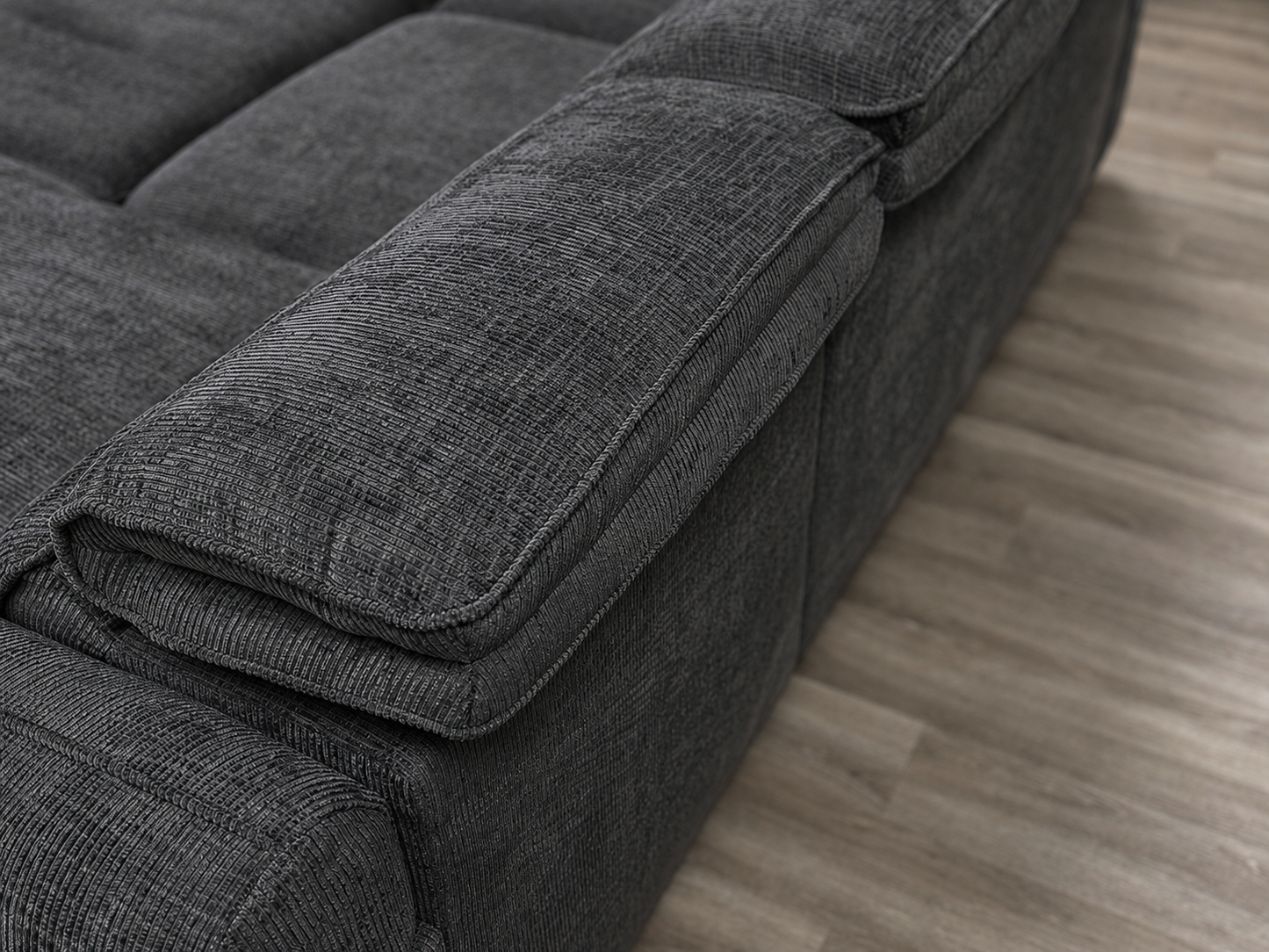 Nanaimo Sofa Bed & Storage Dark Grey