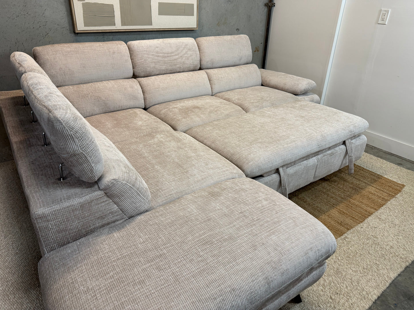 Tofino Sofa-bed sectional Cream