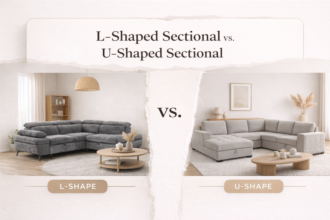 L-Shaped or U-Shaped Sectional? A Complete Guide to Choosing the Right Sofa for Your Living Room