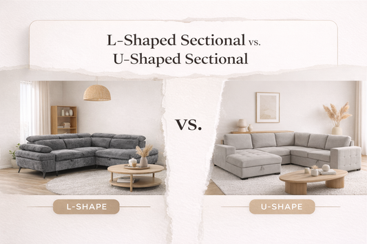 L-Shaped or U-Shaped Sectional? A Complete Guide to Choosing the Right Sofa for Your Living Room