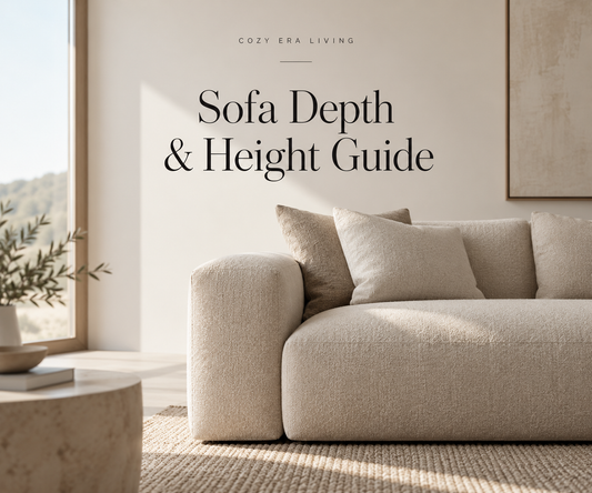 What's the Best Sofa Depth and Height for You?