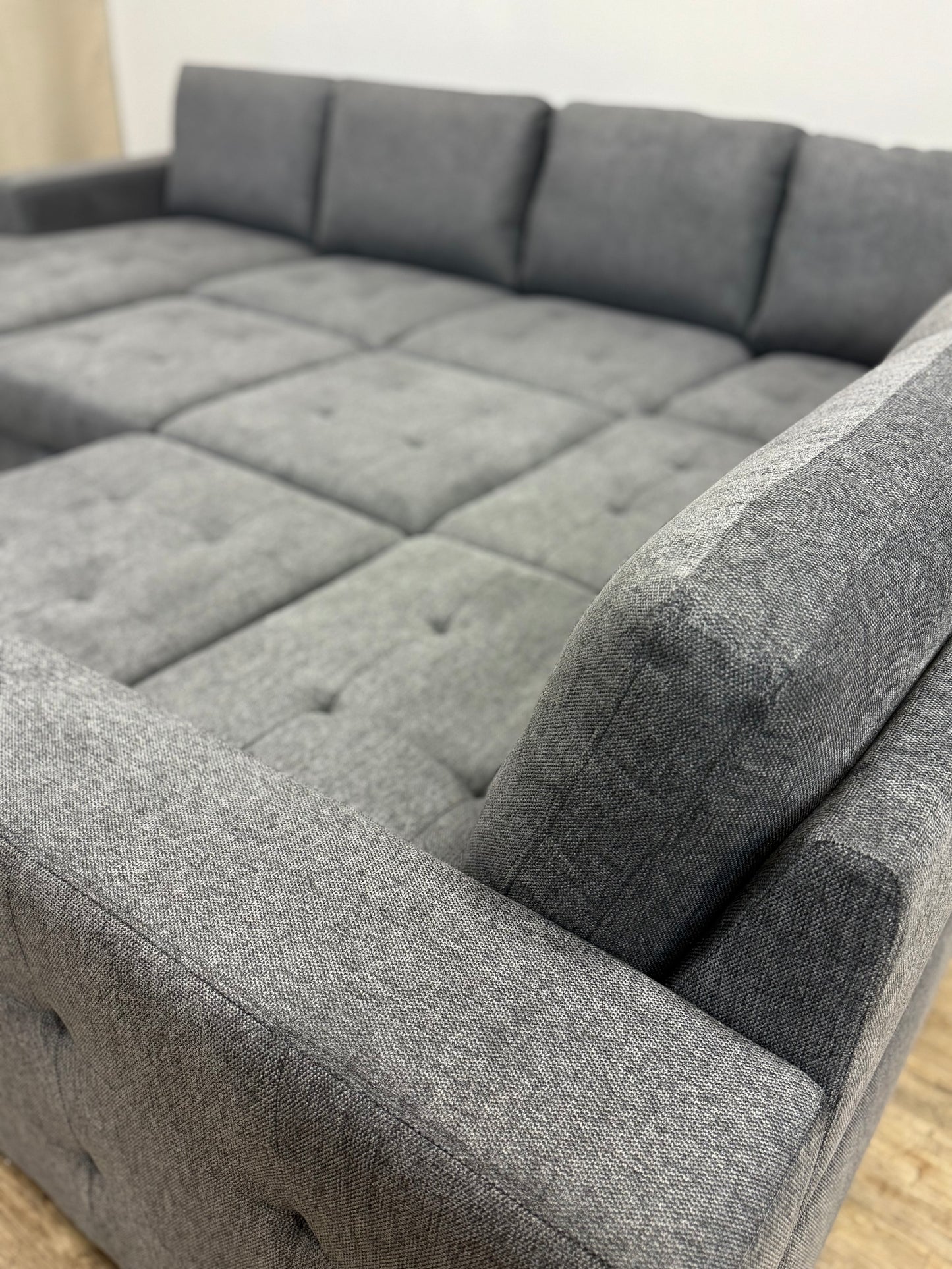 Victoria 4-Piece Sleeper Sectional with Dual Pull-Outs & Storage