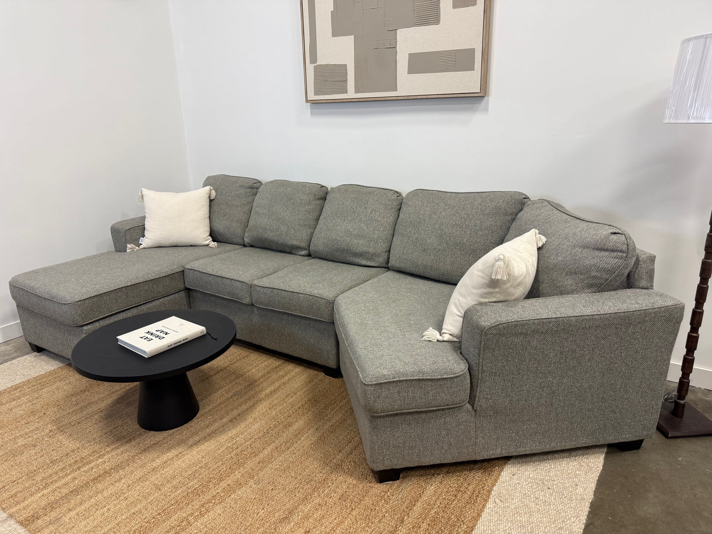 Canadian Made Sectional with cuddle corner