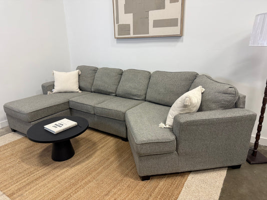 Canadian Made Sectional with cuddle corner