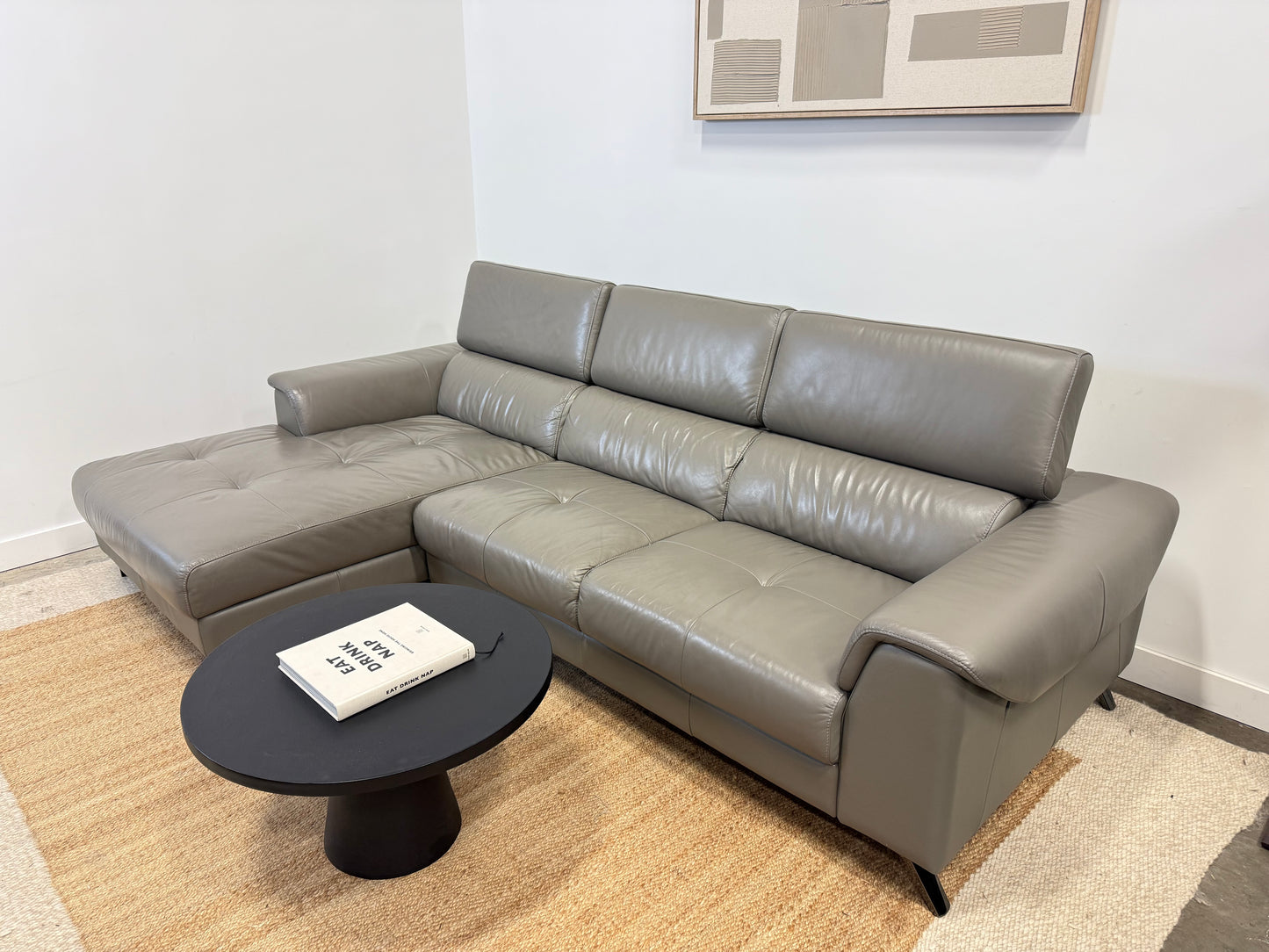 Scan Design Top grain Leather Sectional