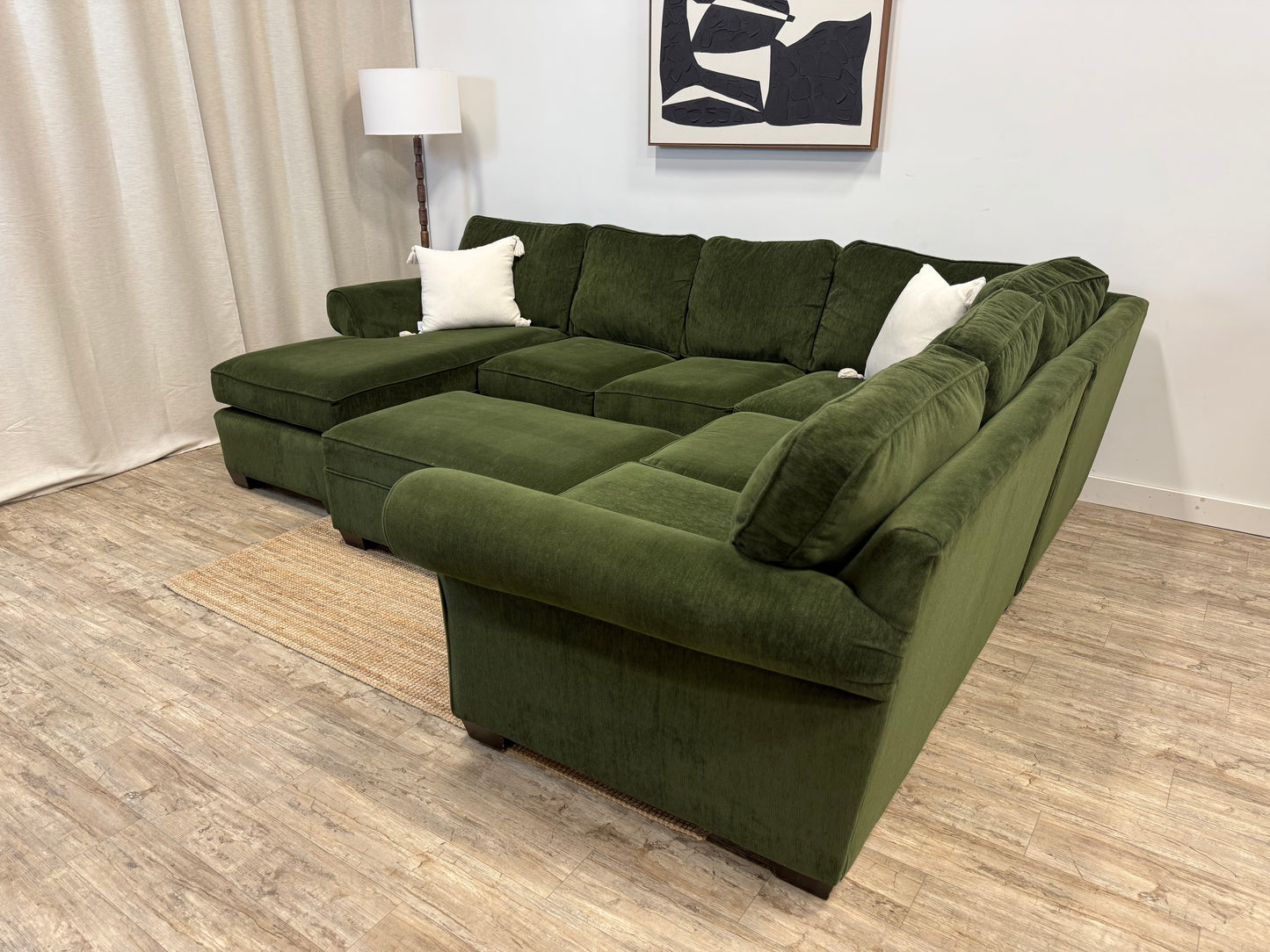 Pre-owned Stylus Sectional and ottoman