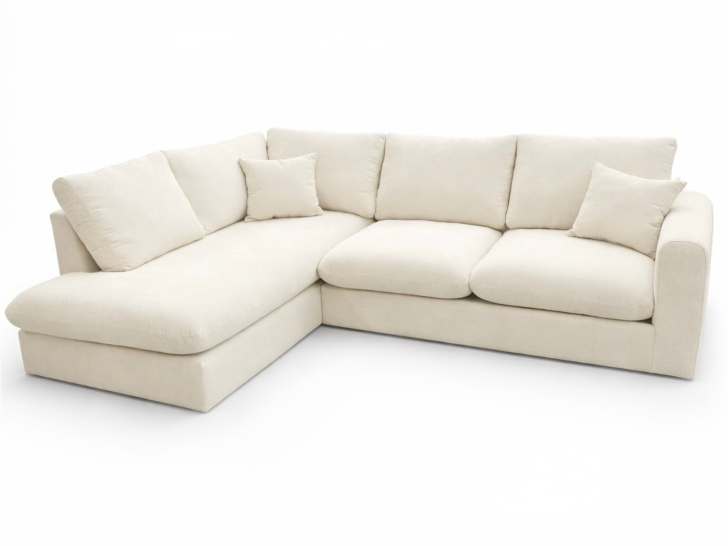 CloudEra Canadian Custom Made Pillow Back Chaise Sectional