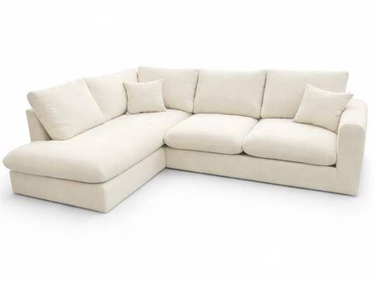 CloudEra Canadian Custom Made Pillow Back Chaise Sectional