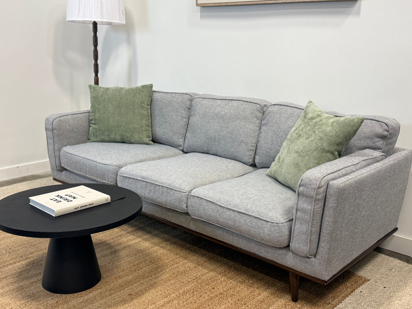 Grey Three seater sofa