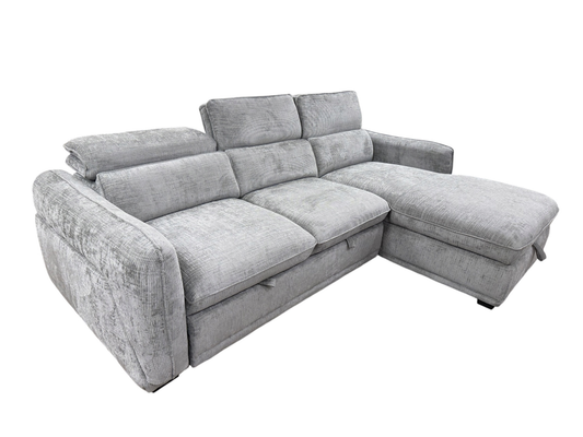 Nanaimo Sofa Bed and Storage Light Grey