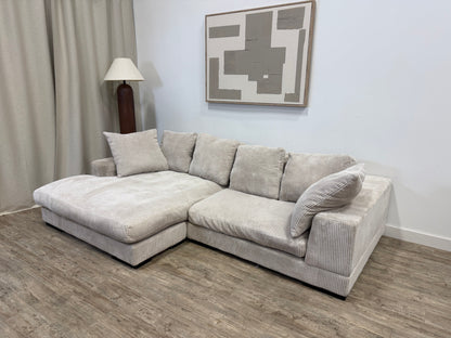 Pre owned Moe’s Plunge Couch – Cappuccino