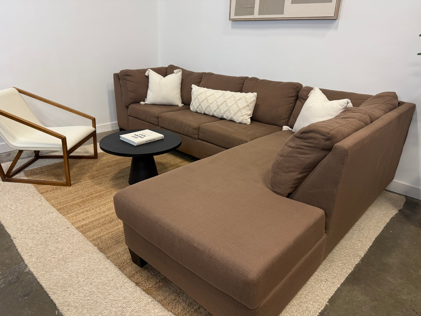 Two piece Sectional couch Pre-Owned