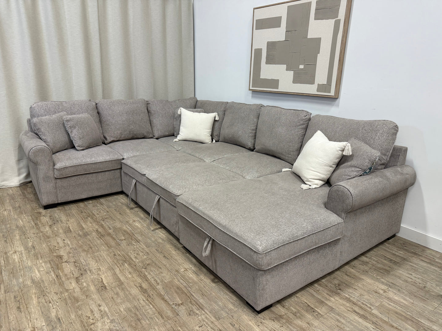 Pre owned Haven 3-Piece Sectional Sofa Bed with Storage
