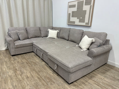 Pre owned Haven 3-Piece Sectional Sofa Bed with Storage