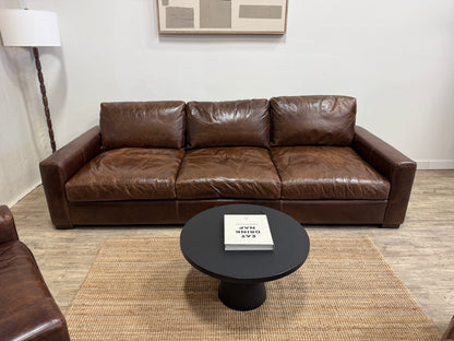 Restoration Hardware Maxwell Collection – Italian Brompton Leather (Cocoa)