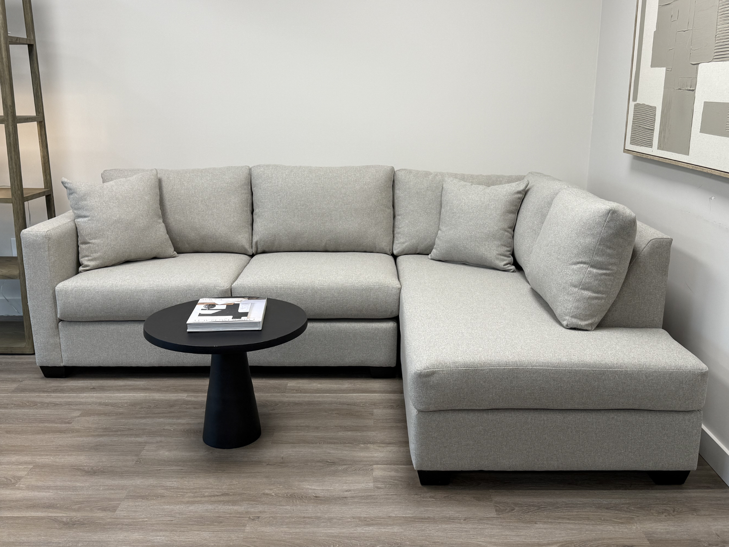ClassicEra Canadian Custom Made Pillow Back Chaise Sectional