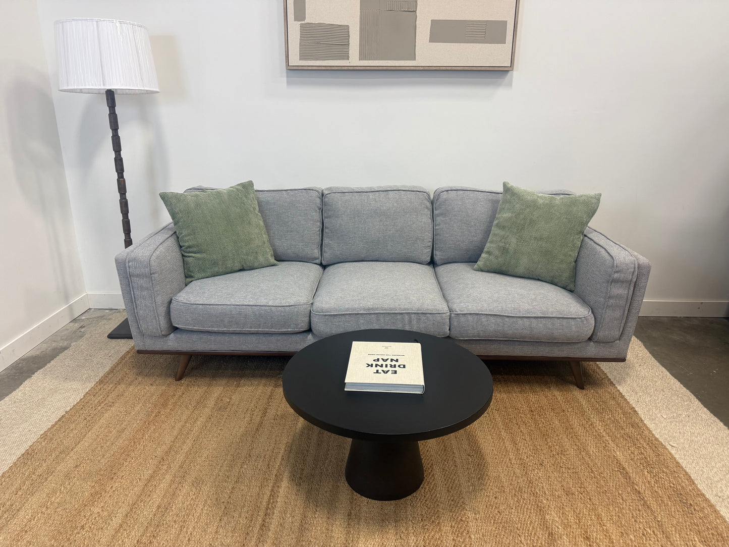 Grey Three seater sofa