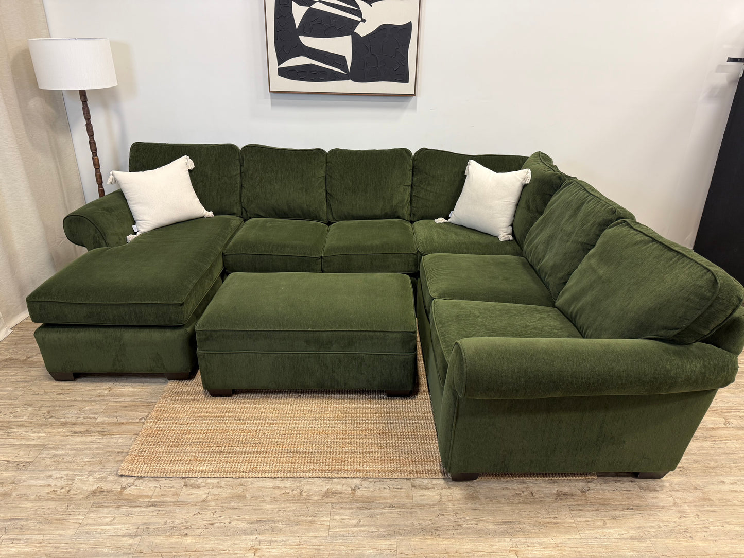 Pre-owned Stylus Sectional and ottoman