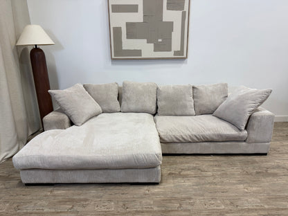 Pre owned Moe’s Plunge Couch – Cappuccino