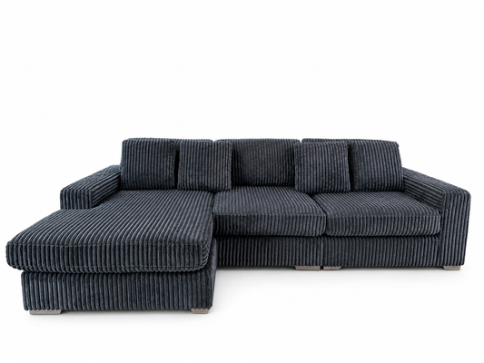 Moon Sectional Sofa Dark Grey