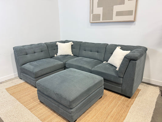 Modular sectional and ottoman