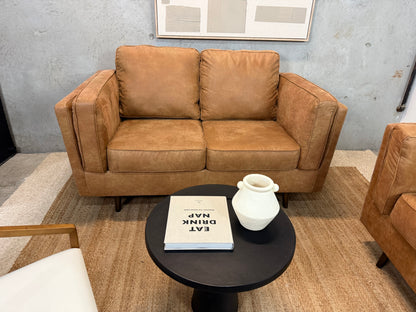 Camel Love Seat and Chair