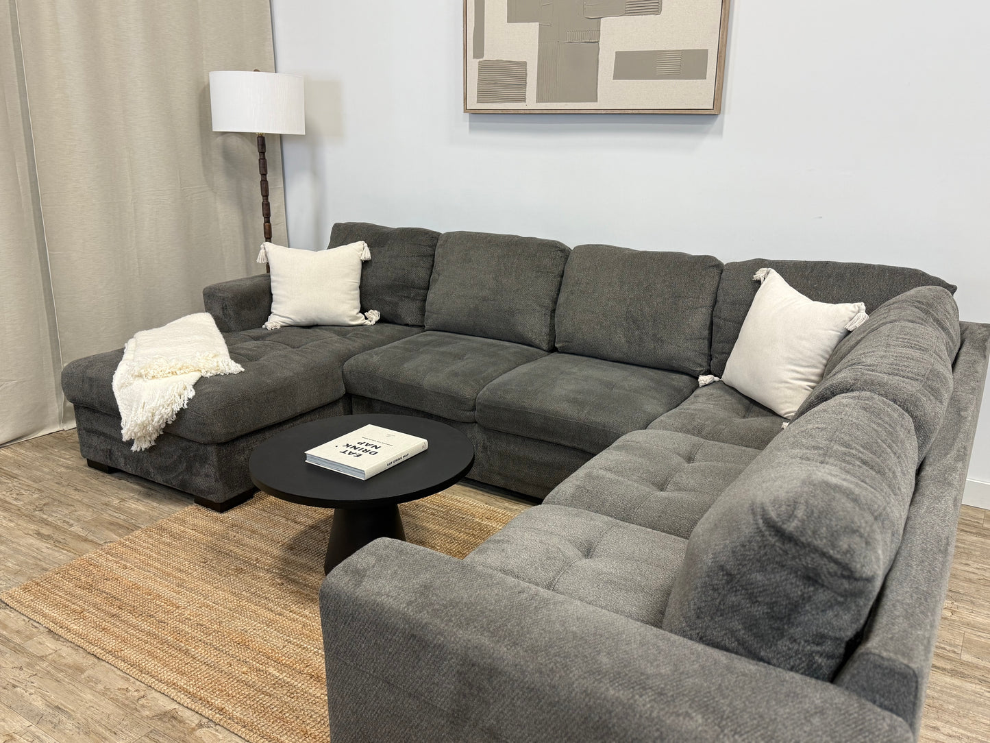 Pre-Owned Legend Sofa Bed Sectional – Storage Chaise