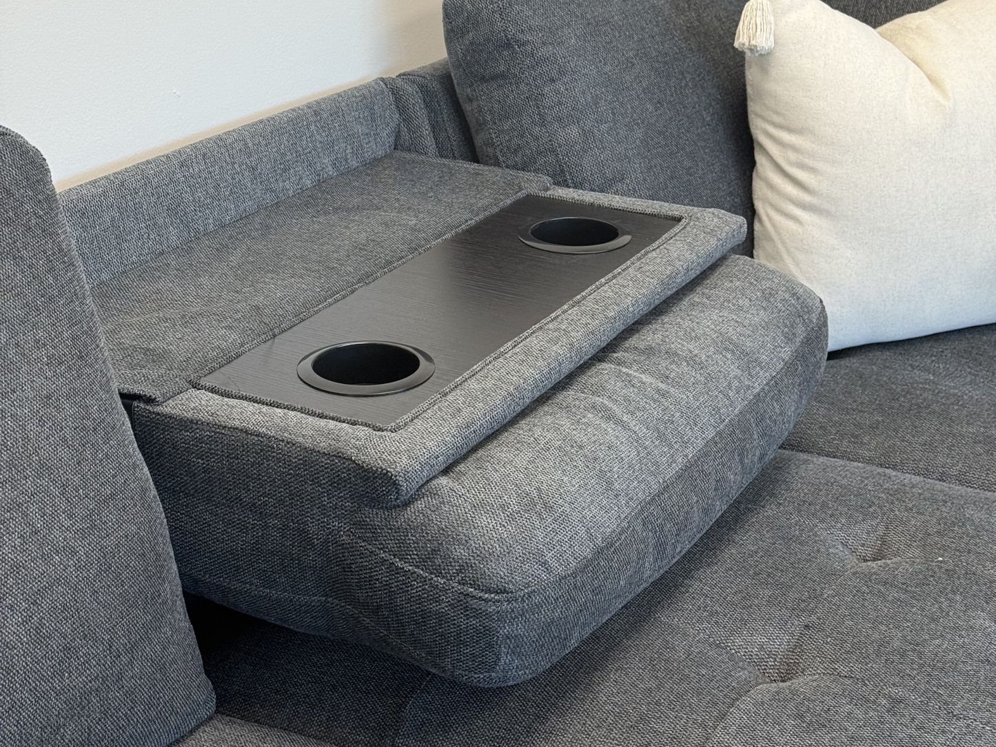 Victoria 4-Piece Sleeper Sectional with Dual Pull-Outs & Storage