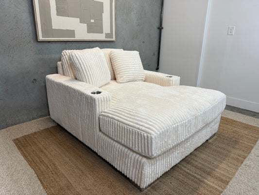 Corduroy Chaise Lounger