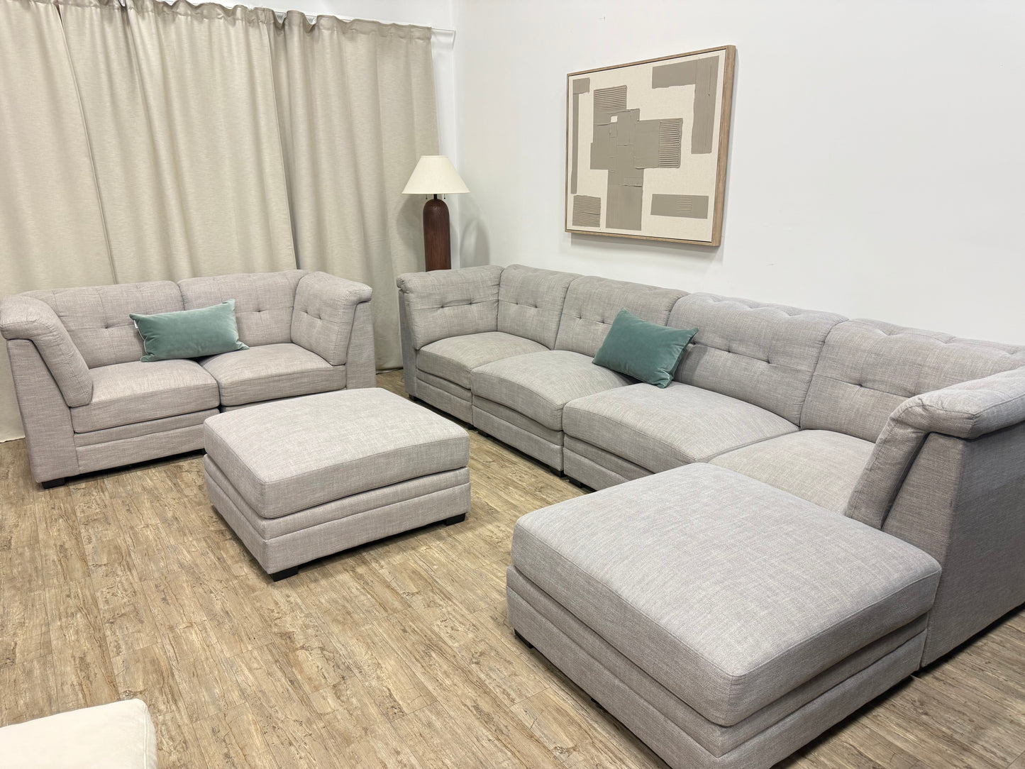 Pre owned 8-Piece Modular Sectional Sofa