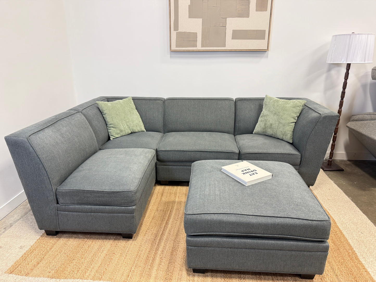 5-piece Grey Modular Sectional