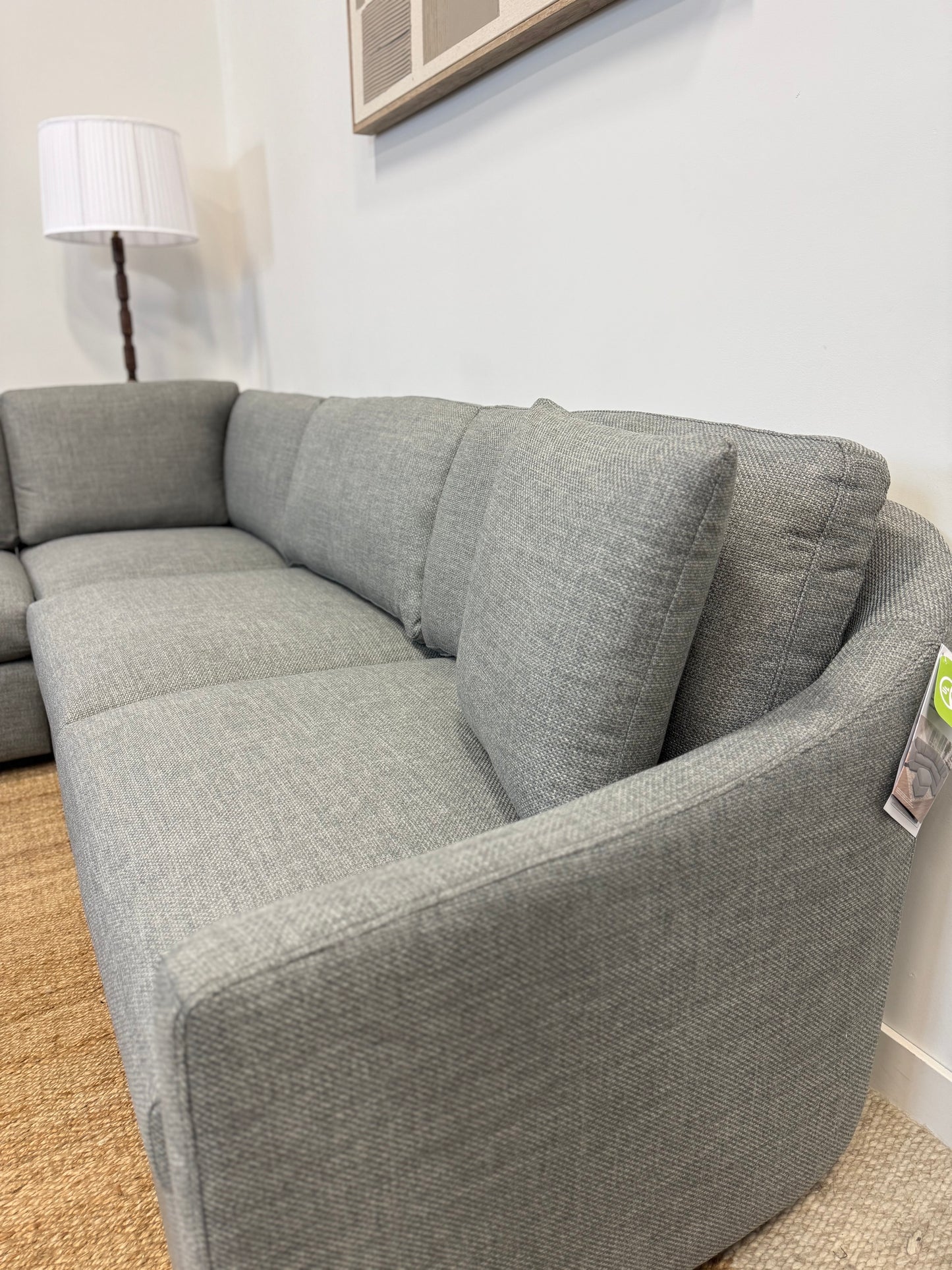 Modern Sectional with Ottoman