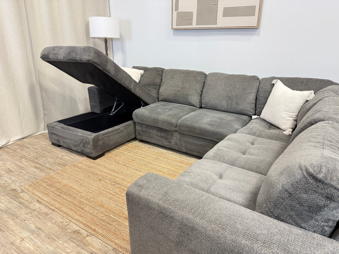 Pre-Owned Legend Sofa Bed Sectional – Storage Chaise