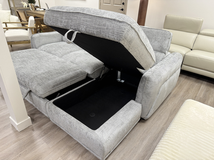 Nanaimo Sofa Bed and Storage Light Grey
