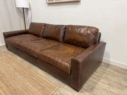Restoration Hardware Maxwell Collection – Italian Brompton Leather (Cocoa)