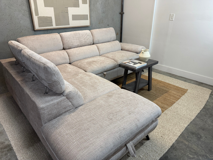 Tofino Sofa Bed Storage Sectional – Cream