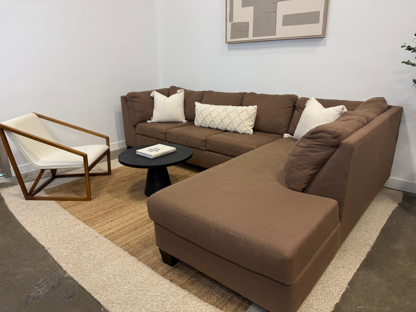 Two piece Sectional couch Pre-Owned