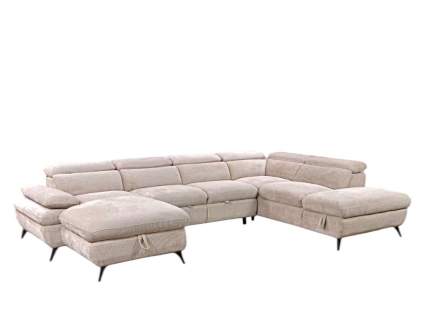Tofino 3-Piece Sleeper Sectional Cream